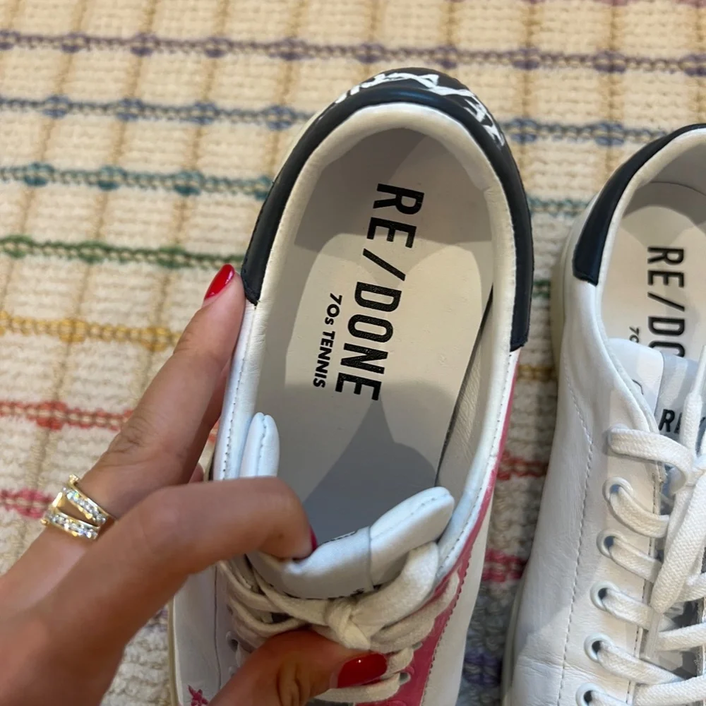Re/Done special edition 70s Tennis Shoe - Picture 3 of 7